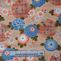 Japanese Cream/Blue Floral 0000-00 B382
